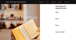 Desktop Screenshot of colorgoddessatl.com